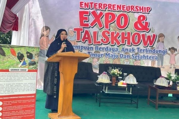 Dari Desa untuk Indonesia Emas 2045: Perempuan Lutim Pamer Karya di Women Entrepreneurship Expo ‎