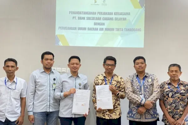 Bank Sulselbar Dukung Digitalisasi Layanan PDAM Selayar