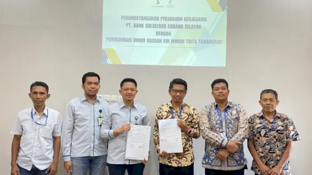 Bank Sulselbar Dukung Digitalisasi Layanan PDAM Selayar
