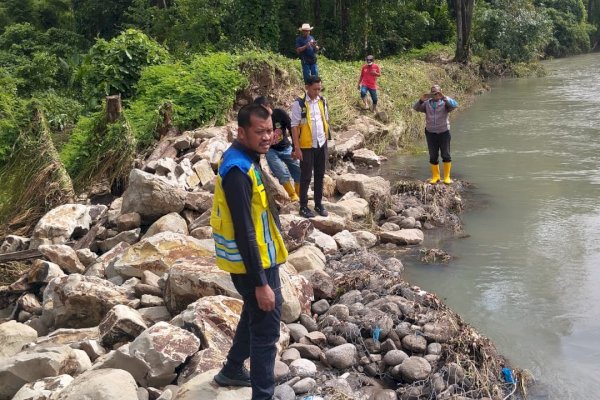 Tanggul Jebol Ancam Ratusan Hektare Sawah, Dinas SDA Pinrang Turun Langsung ke Lokasi