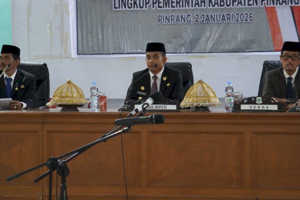 Enam Pejabat Dilantik, Wabup Pinrang Ingatkan Tanggung Jawab Moral Jabatan