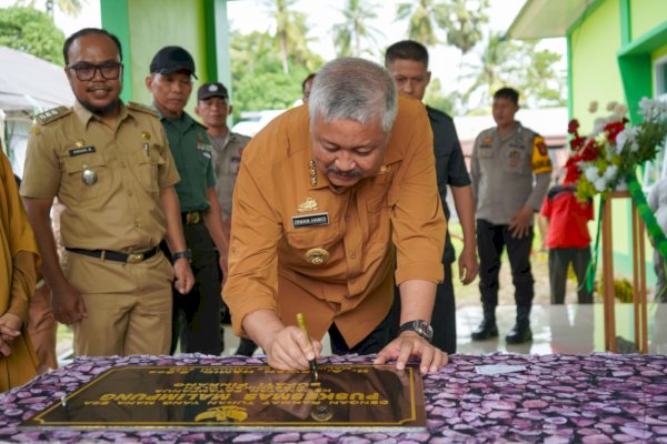 Bupati Pinrang Resmikan Gedung Baru Puskesmas Malimpung
