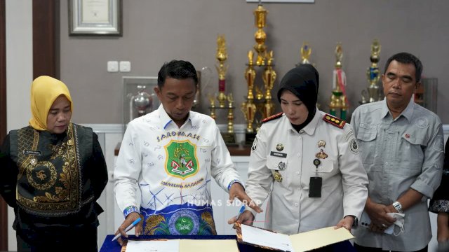 Bupati Sidrap, Syaharuddin Alrif lakukan MoU dengan Balai Pemasyarakatan (Bapas) Kelas II Watampone.