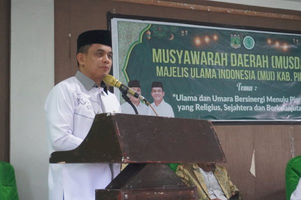 Wabup Sudirman Hadiri Musda VII MUI Pinrang, Tegaskan Sinergi Ulama dan Pemerintah