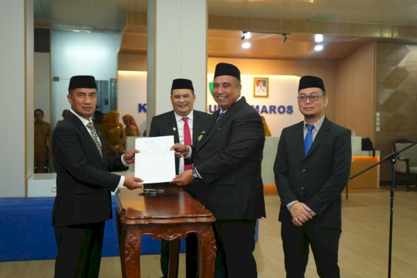 Serahkan DIPA 2026, Bupati Maros Chaidir Syam Dorong Percepatan Program