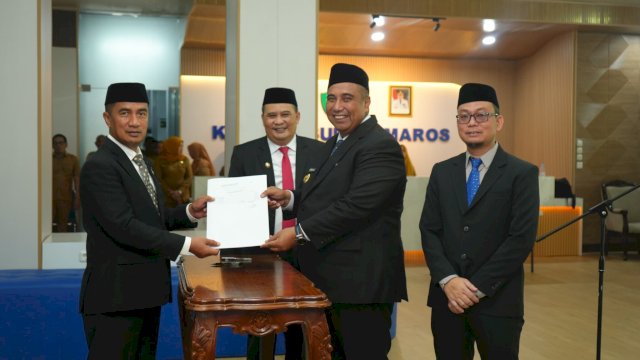 Serahkan DIPA 2026, Bupati Maros Chaidir Syam Dorong Percepatan Program