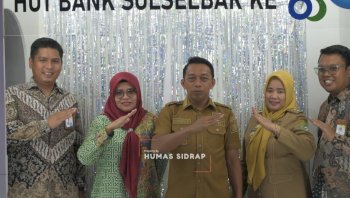 HUT ke-65 Bank Sulselbar, Kolaborasi Perkuat Ekonomi dan Layanan Keuangan Sidrap
