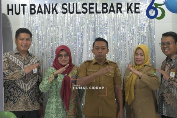 HUT ke-65 Bank Sulselbar, Kolaborasi Perkuat Ekonomi dan Layanan Keuangan Sidrap