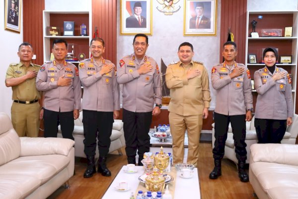 Wali Kota Makassar Temui Kapolda Sulsel, Perkuat Sinergi Kamtibmas dan Pembangunan Kota