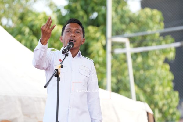 Bupati Syaharuddin Hadiri Pelantikan PMI Sidrap, Tegaskan Dukungan Penuh Pemkab