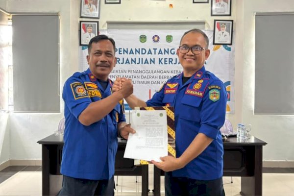 Pemkab Lutim dan Lutra Teken Kerja Sama Penanggulangan Kebakaran Wilayah Perbatasan