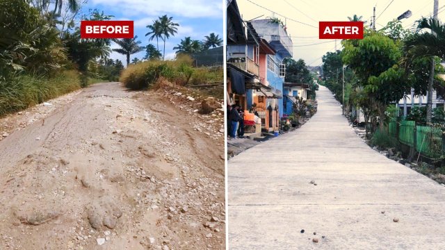 Rehabilitasi jalan ruas Kalosi&ndash;Cece sepanjang 2,5 kilometer dan ruas Malauwe&ndash;Surakan sepanjang 1,2 kilometer.