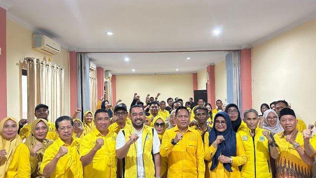 DPD II Golkar Makassar menggelar Konsolidasi Kecamatan Silat dan Verifikasi Faktual Pengurus Kecamatan 