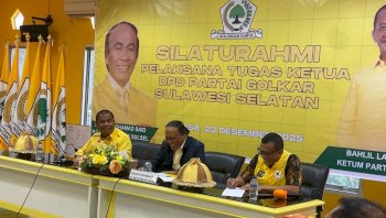 Muhidin M. Said Umumkan Pengurus Sementara Golkar Sulsel, Rahman Pina Dipercaya Jabat Sekretaris