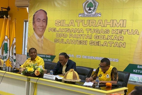 Muhidin M. Said Umumkan Pengurus Sementara Golkar Sulsel, Rahman Pina Dipercaya Jabat Sekretaris