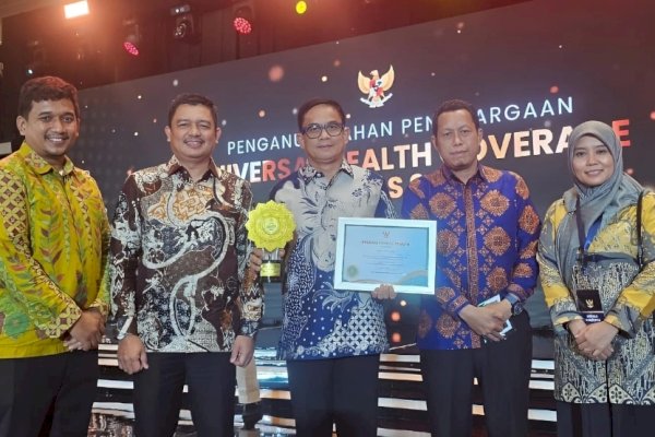 Awal 2026, Pinrang Raih Penghargaan UHC Pratama dari BPJS Kesehatan