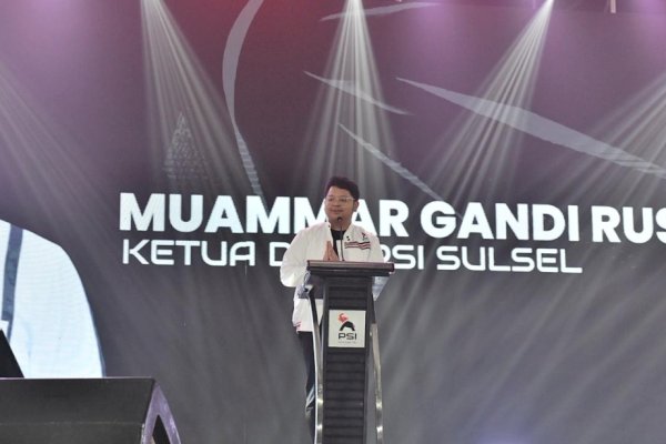 Dilantik Kaesang, Muammar Ferirae Gandi Rusdi Siap Bawa PSI Menang di Sulawesi Selatan