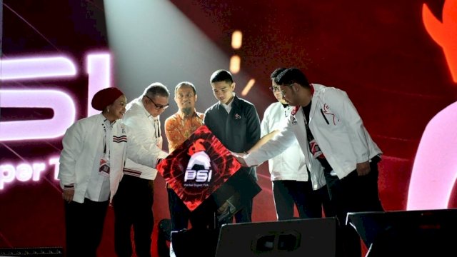 Pembukaan Rakernas PSI di Kota Makassar.