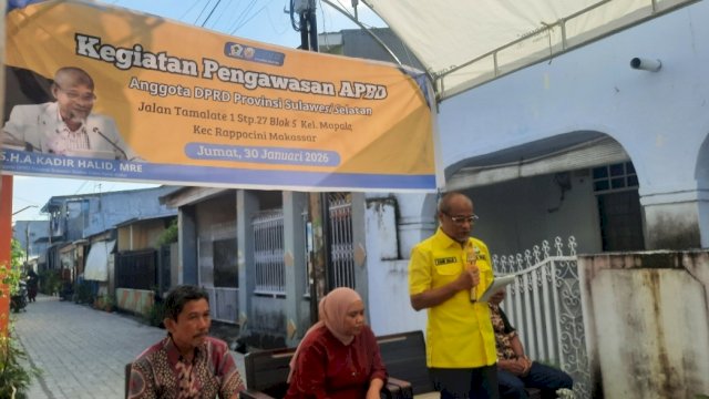 Ketua Komisi D DPRD Provinsi Sulawesi Selatan, Kadir Halid.