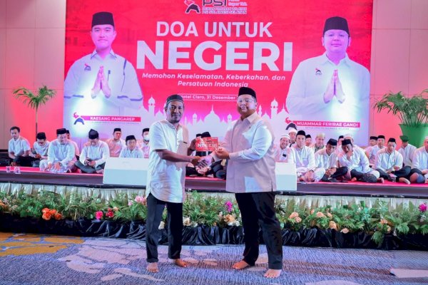 Muammar Gandi Beri Dua Kejutan Umrah di Dzikir Akhir Tahun, PSI Sulsel Siap Gelar Rakernas 2026