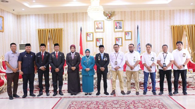 Audiensi Bank Sulselbar, Bupati Bone Dukung Digitalisasi Pendapatan Daerah