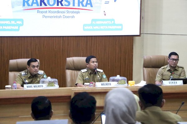 Rakor Awal Tahun Pemkot Parepare, Tasming Hamid Tekankan Evaluasi Berkualitas dan Program Berdampak