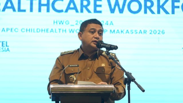 Munafri Resmi Buka Workshop APEC Pengelolaan Kesehatan Anak bagi Tenaga Kesehatan.