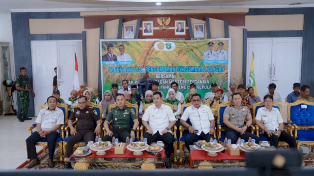 Panen Raya Nasional Digelar, Pangkep Fokus Tingkatkan Produktivitas Petani