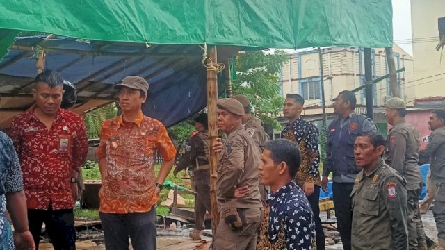 Relokasi PKL di Tamalanrea, Pemkot Makassar Kembalikan Fungsi Trotoar dan Drainase