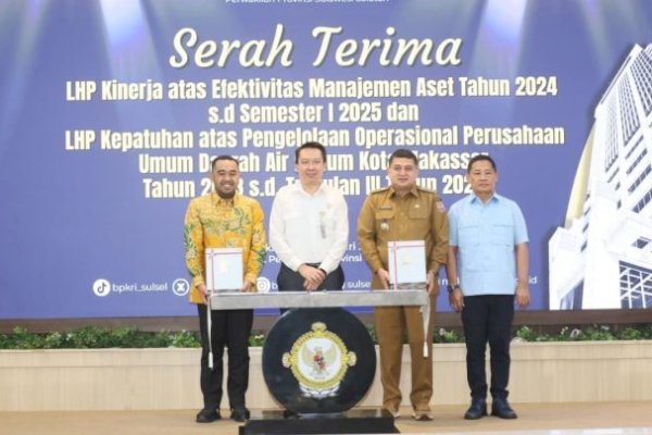 Waket DPRD Makassar Hadiri Serah Terima LHP BPK Semester II 2025