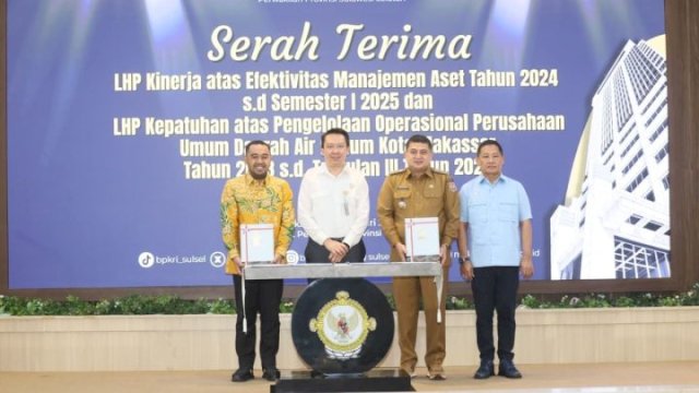 Waket DPRD Makassar Hadiri Serah Terima LHP BPK Semester II 2025.