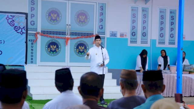 Bupati Pangkep Yusran Resmikan Dapur SPPG 03 Samalewa, Dukung Program MBG Nasional