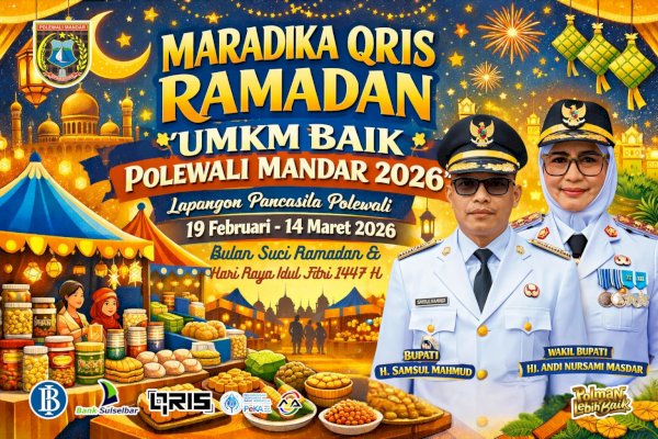 BI dan Bank Sulselbar Hadirkan Maradika QRIS di Polman