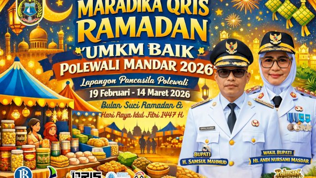 BI dan Bank Sulselbar Hadirkan Maradika QRIS di Polman