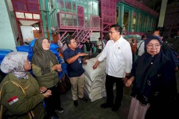 Satgas Sapu Bersih Tinjau Gudang Beras dan RPH di Gowa, Pastikan Stok dan Mutu Terjaga