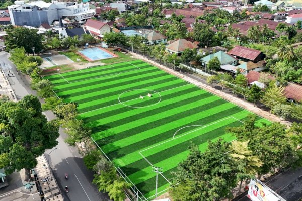 Lapangan Gaspa Palopo Rampung, Gubernur Sulsel: Semoga Jadi Sarana Pola Hidup Sehat Warga