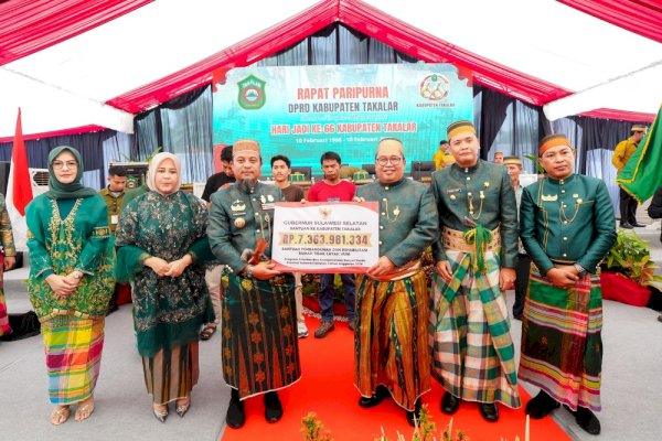 Kado 66 Tahun Takalar dari Gubernur Andi Sudirman, Infrastruktur Jalan hingga Bantuan untuk Rakyat