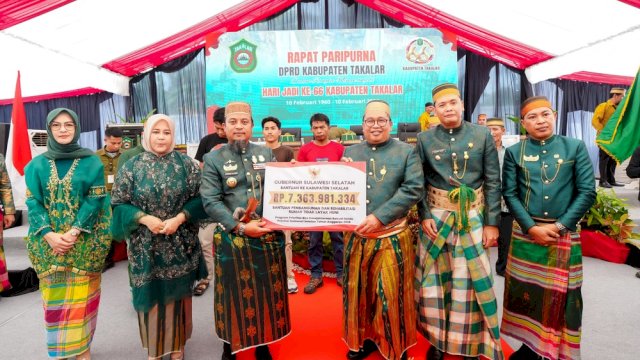 Kado 66 Tahun Takalar dari Gubernur Andi Sudirman, Infrastruktur Jalan hingga Bantuan untuk Rakyat