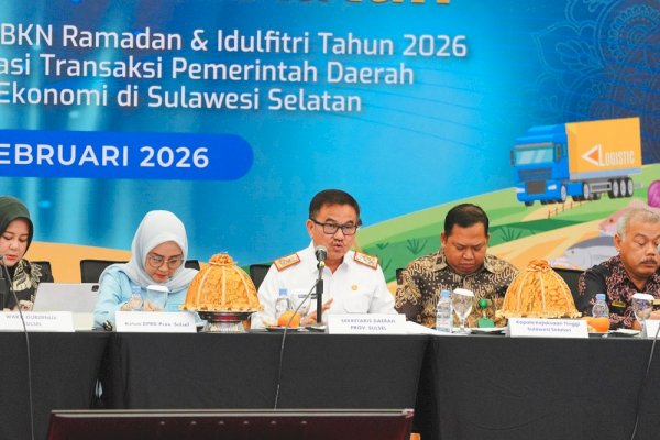 Sekda Sulsel Paparkan 11 Poin Strategis HLM TPID–TP2DD Jelang HBKN Ramadan 2026