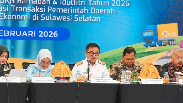 Sekda Sulsel Paparkan 11 Poin Strategis HLM TPID&ndash;TP2DD Jelang HBKN Ramadan 2026