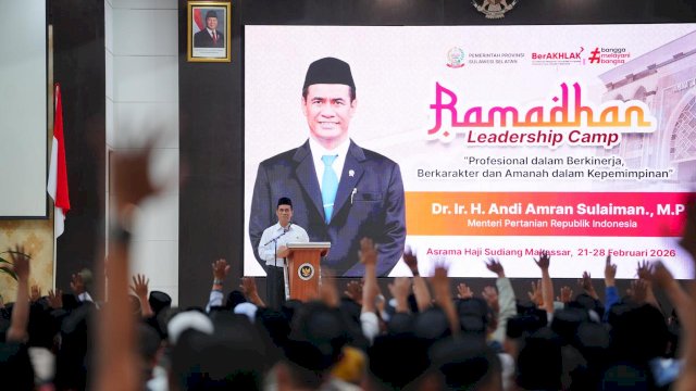 Ramadhan Leadership Camp Sulsel Hadirkan Mentan Amran Sulaiman, Tekankan Integritas dan Keberanian Ubah Mindset