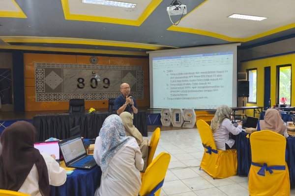 KPP Pratama Maros Gelar Sosialisasi Bukti Potong 1721 A2 bagi Bendaharawan Pemerintah