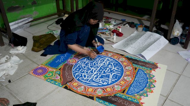 Karya Kaligrafi Bernilai Estetika Tinggi Muncul di MTQ XI Luwu Timur