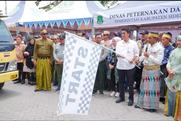Sidrap Lepas 15 Truk Telur, Tegaskan Peran Daerah sebagai Penopang Pangan Nasional