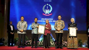 Pemprov Sulsel Raih Penghargaan SAKIP 2025, Nilai Akuntabilitas Kinerja Naik ke Kategori Sangat Baik