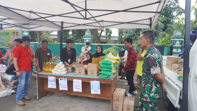 Gerakan Pangan Murah Pemkab Pinrang.