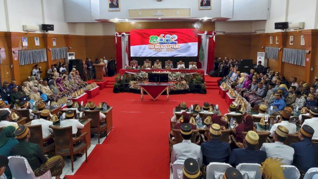 Puncak peringatan Hari Jadi ke-682 Kabupaten Sidenreng Rappang (Sidrap).