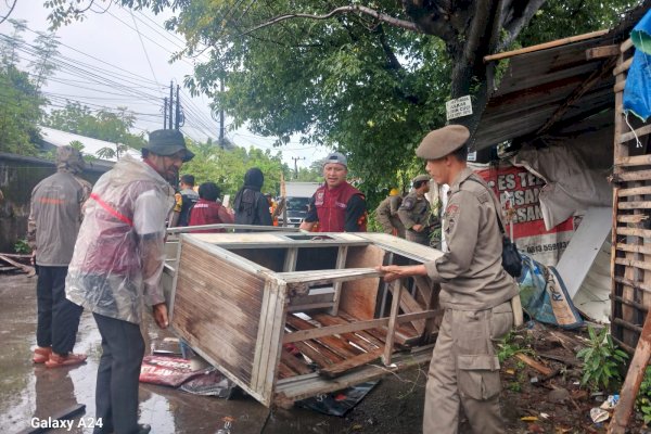 Tata Wajah Kota, Lapak 30 Tahun di Jalan Adipura Panaikang Ditertibkan, Relokasi ke Eks Terminal Toddopuli
