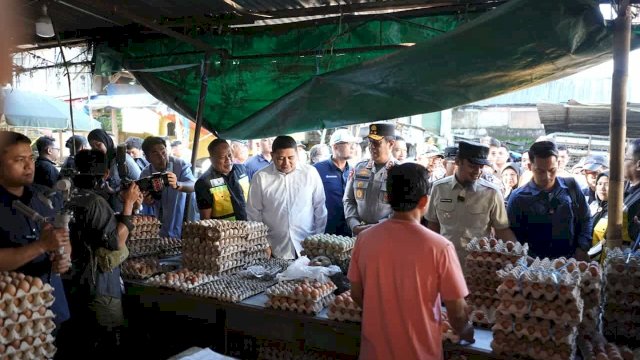 Dampingi Forkopimda Sulsel Tinjau Pasar Tradisional, Munafri: Stok Aman, Harga Terkontrol