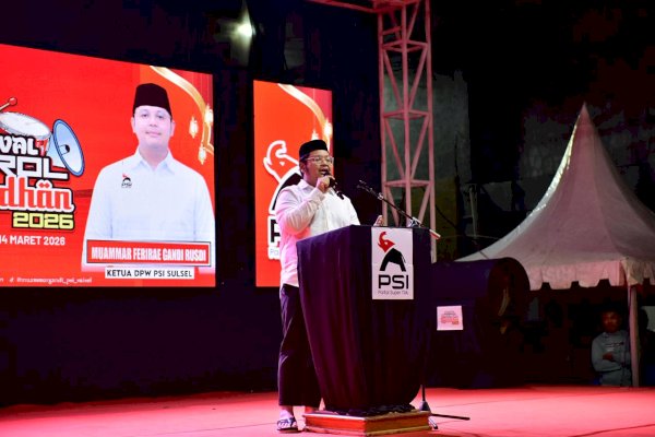 PSI Sulsel Tegaskan Politik Kehadiran di Festival Patrol Ramadan, Ribuan Warga Tumpah Ruah